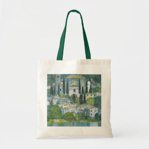 Tote Bag Église (Kirche) à Cassone par Gustav Klimt