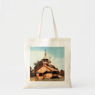 Tote Bag Église russe en bois