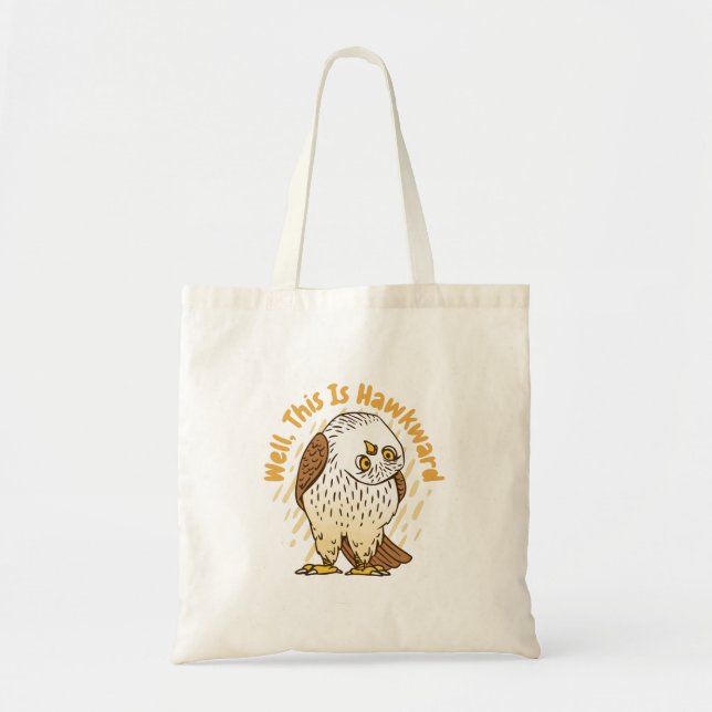 Tote Bag Eh bien, voici Hawkward (Devant)