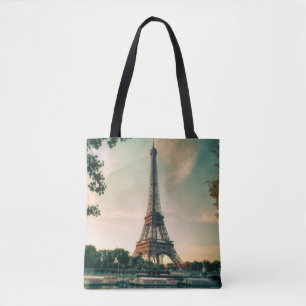 Tote Bag Eiffel tour lancer oreiller