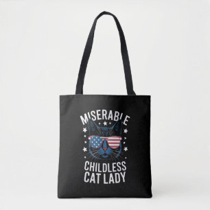 Tote Bag Élection 2024 Féministe sans enfants votant pour l