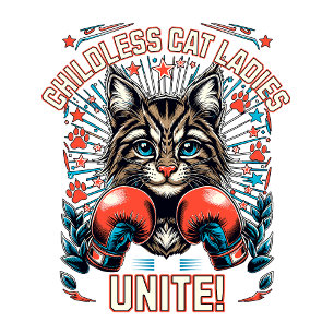 Tote Bag Élection de Children less Cat Ladies Unite 2024