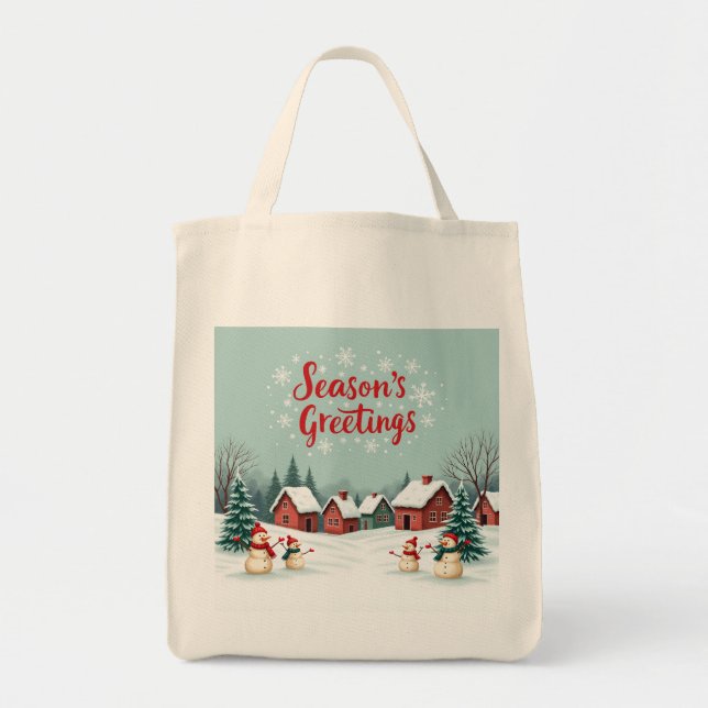 Tote Bag Élégance de Noël (Devant)