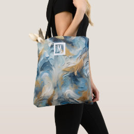 Tote Bag Élégance en acrylique : Monogramme personnalisable