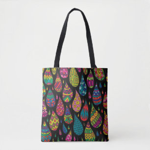 Tote Bag Elégance florale, arrière - plan abstrait.