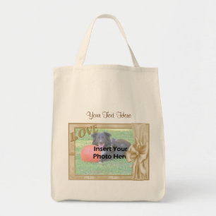 Tote Bag Élégant Amour Et Conception De Bow Photo