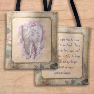 Tote Bag Élégant cadeau dentaire Vintage à l'ancienne