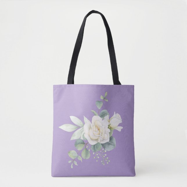 Tote Bag Élégant eucalyptus botanique Mariage d'été (Devant)