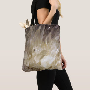 Tote Bag Élégant Graphique d'énergie Clair Quartz