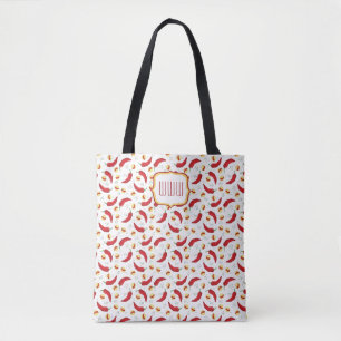 Tote Bag Élégant Motif Red Chile