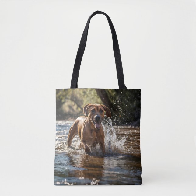 Tote Bag Élégant Rhodesian Ridgeback Shoulder Fourre-tout (Devant)