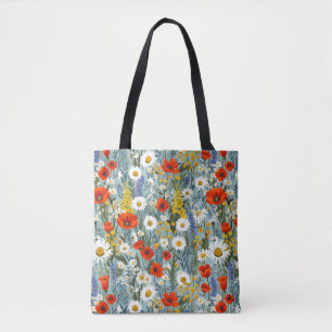 Tote Bag Élégant Style Mignon Boho Botanique Floral 