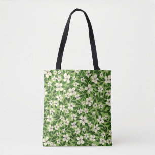 Tote Bag Élégant Style Mignon Botanique Floral Vert