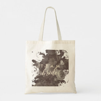 Tote Bag Élégant Typographie Bohème Chic Fleurie Enterremen