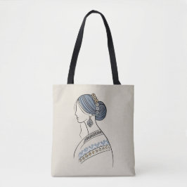 Tote Bag Elégant ukrainien Folk Art Shoulder Fourre-tout
