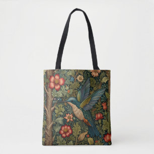 Tote Bag Elégant vintage colibri art boho chic