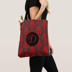 Tote Bag Élégant, Vintage, Damas victorien Personnalisé