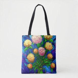 Tote Bag Elégante Collection de Belle Peony