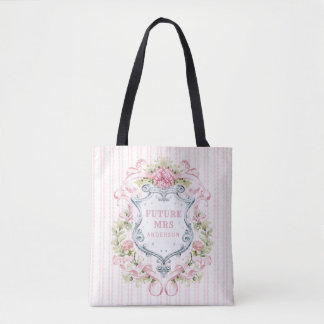 Tote Bag Élégante crête florale | Future Mme
