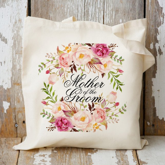 Tote Bag Elégante mère florale rustique de la chambre (Créateur téléchargé)