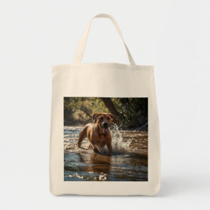Tote Bag Élégante Rhodesian Ridgeback Grocery Fourre-tout