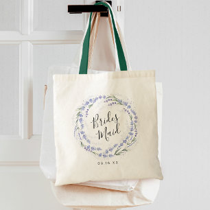 Tote Bag Élégante serveuse de chambre de couronnes de lavan