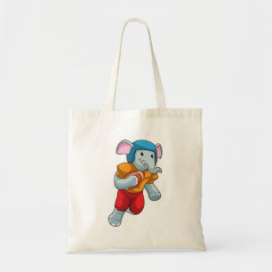 Tote Bag Elephant au football