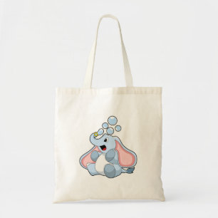 Tote Bag Eléphant avec bulles d'eau