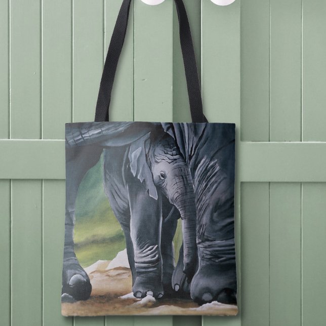 Tote Bag Eléphant bébé (Créateur téléchargé)