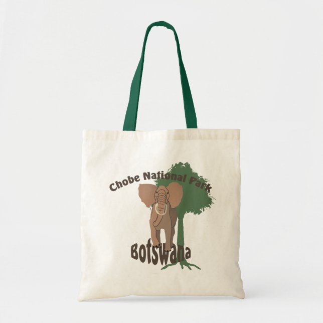 Tote Bag Eléphant du parc national de Chobe (Devant)