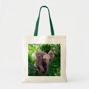 Tote Bag Éléphant et jungle