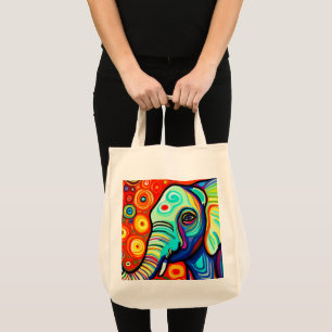 Tote Bag Eléphant excentrique