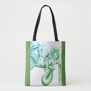 Tote Bag Éléphants