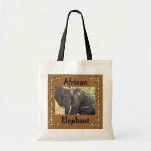 Tote Bag Éléphants africains