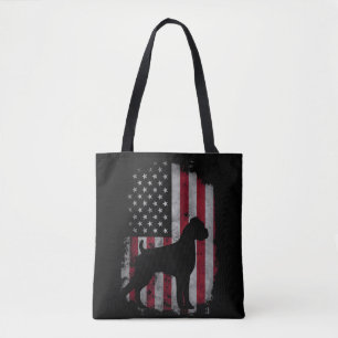 Tote Bag Éleveur de chiens américains Boxer chiots États-Un