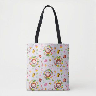 Tote Bag Elf the Movie   Four Main Food Groups Pattern