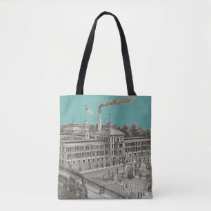 Tote Bag Elgin Watch Factory Elgin Illinois 1871