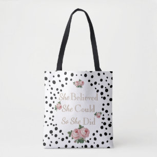 Tote Bag Elle a cru qu'elle pourrait Fourre-tout