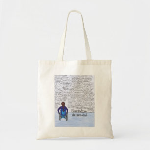 Tote Bag Elle a persisté (le fauteuil roulant)