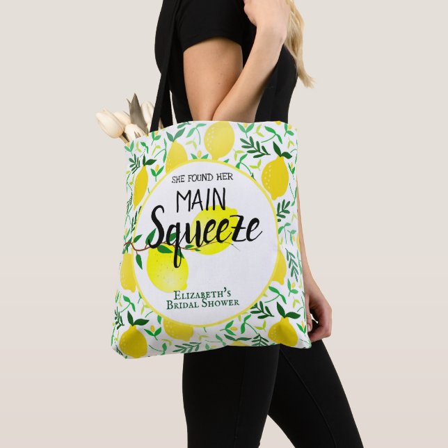 Tote Bag Elle A Trouvé Sa Fête des mariées Principale De Ci (De près)