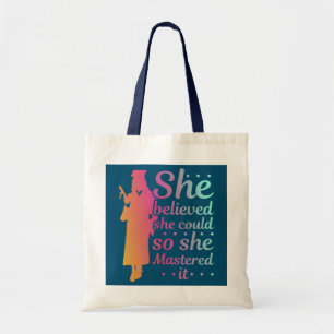 Tote Bag Elle Croyait Qu'Elle Pouvait Le Faire Pour Qu'Elle