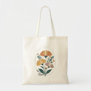 Tote Bag Elle est forte Psalm Boho Christian Inspiration T