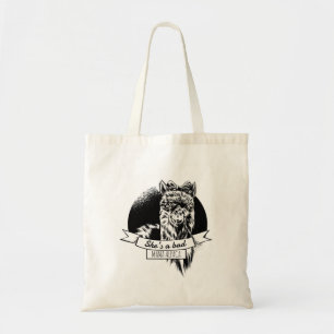 Tote Bag Elle est une mauvaise maman d'alpaga