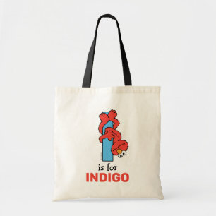 Tote Bag Elmo Alphabet   I Bleu