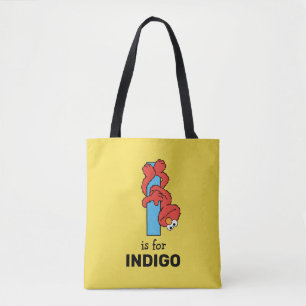 Tote Bag Elmo Alphabet   I Bleu