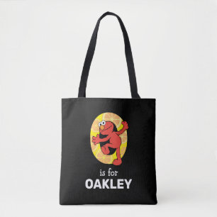 Tote Bag Elmo Alphabet   O orange
