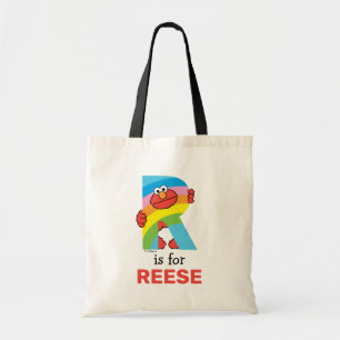 Tote Bag Elmo Alphabet   R arc-en-ciel