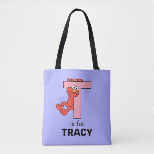 Tote Bag Elmo Alphabet   T rose