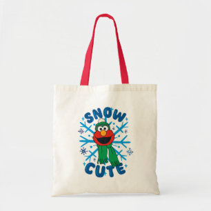Tote Bag Elmo Snow Cute