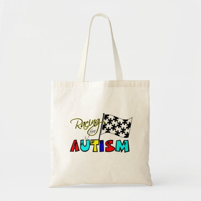 Tote Bag Emballage pour l'autisme - Fourre-tout (Devant)